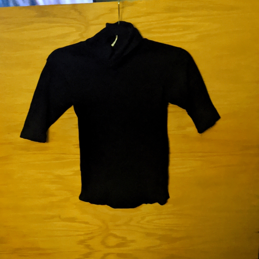 Free people black turtle neck